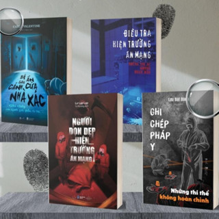 Sách - Lẻ tỳ chọn Ghi Chép Pháp Y Tập 3 + Người Dọn Dẹp Hiện Trường Án Mạng + Điều Tra Hiện Trường Án Mạng - AZVietNam