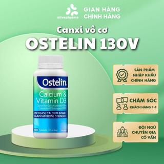 Olive Pharma Chính Hãng - Viên uống hỗ trợ bổ xung canxi + vitamin D: Ostelin Vitamin D & Calcium hỗ trợ sức khỏe cho mẹ