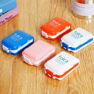 Hộp đựng thuốc uống cá nhân 3 tầng folca nhỏ gọn tiện lợi khi mang theo