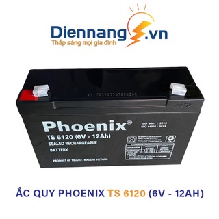 Ắc quy phoenix ts6120 , ắc quy xe điện trẻ em, cân điện tử, lưu điện nguồn trong | phoenix 6v 12ah - điện năng