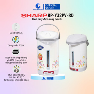 Bình thủy điện sharp kp-y32pv-cu - hàng chính hãng
