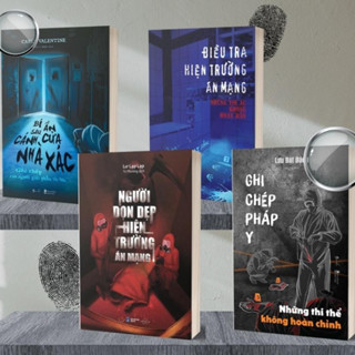 Sách - Lẻ tỳ chọn Ghi Chép Pháp Y Tập 3 + Người Dọn Dẹp Hiện Trường Án Mạng + Điều Tra Hiện Trường Án Mạng - AZVietNam