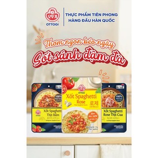 Xốt spaghetti rose thịt cua Ottogi 110g