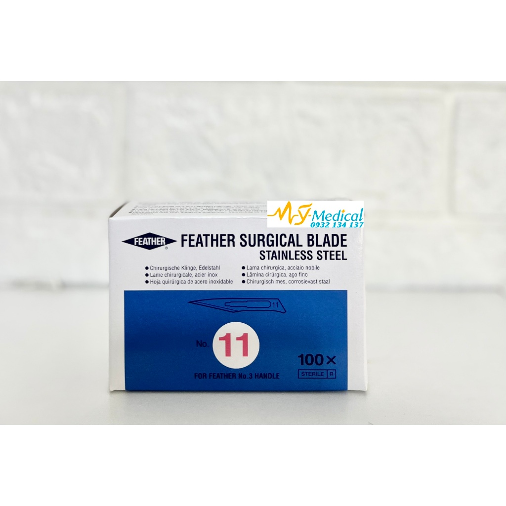 LƯỠI DAO MỔ PHẪU THUẬT NHẬT ( FEATHER ) SỐ 10/11/15/20