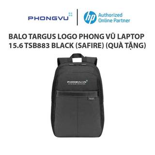 Balo targus logo phong vũ laptop 15.6 tsb883 black