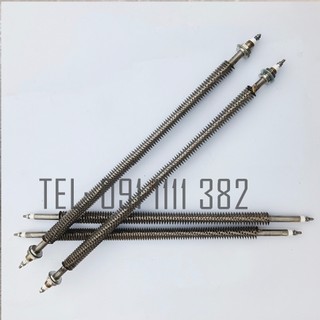 Điện trở sấy khô thẳng chữ i thanh nhiệt cánh tản đốt nóng 30cm 40cm 50cm 60cm điện áp 220v.