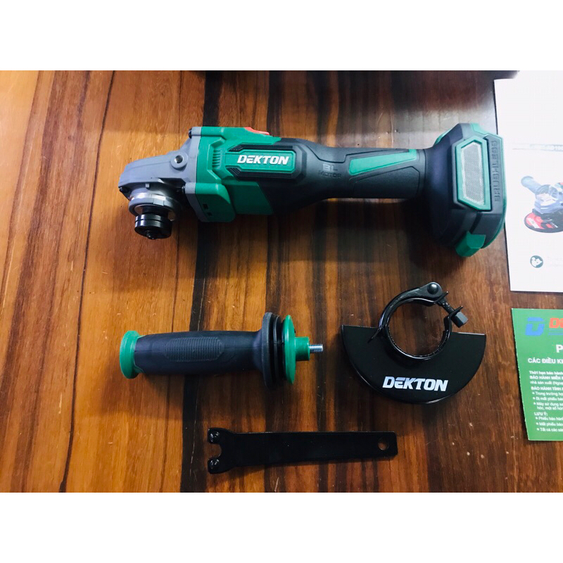 THÂN Máy Mài Pin DEKTON 100MM M21-AG100PROMAX BITURBO Thế Hệ Mới 2024 Siêu Mạnh 3 Tính Năng An Toàn