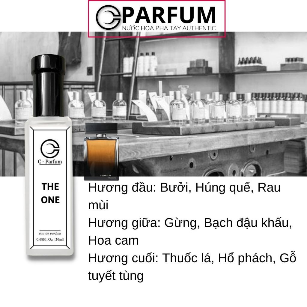 Tinh dầu thơm The One For men 20ml chính hãng C