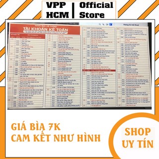 Bảng tra Hệ Thống Tài Khoản Kế Toán