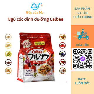 Ngũ cốc Calbee Nhật Bản hoa quả , trái cây dùng ăn sáng đầy đủ dinh dưỡng, Shop Bếp Của Mẹ