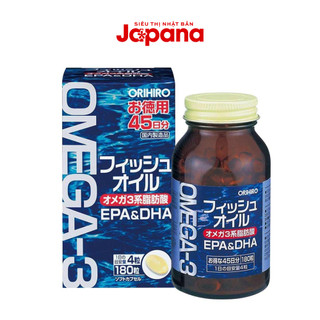Viên uống bổ mắt Omega-3 Orihiro 180 viên
