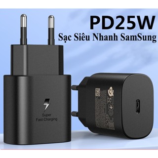 Bộ sạc nhanh Samsung 25W chính hãng, cổng Type C dùng cho các điện thoại Samsung, máy tính bảng
