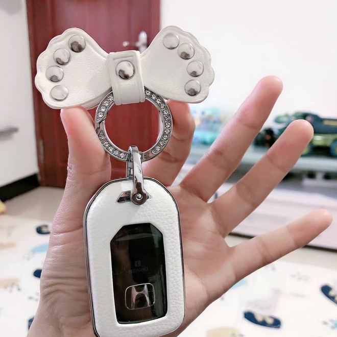 Móc chìa Khóa xe hơi , túi xách dây Da sang trọng - Phụ kiện móc khóa xe hơi , túi xách