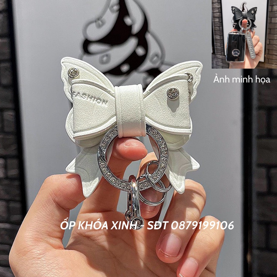 Móc chìa Khóa xe hơi , túi xách dây Da sang trọng - Phụ kiện móc khóa xe hơi , túi xách