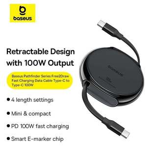 Cáp Sạc Nhanh Baseus Pathfinder Series Free2Draw Fast Charging Data Cable Type-C to Type-C 100W