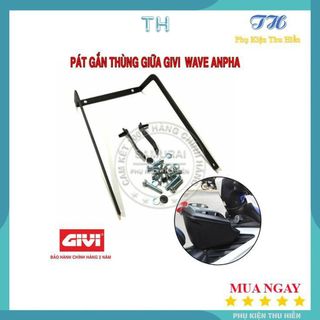 Pát Gắn Thùng Giữa Givi Cho Xe Wave Anpha