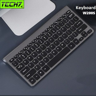 Bàn phím không dây mini W200S - đa kết nối bluetooth 5.0 + 3.0 + Usb wireless 2.4G