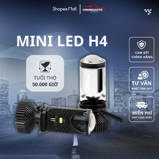 Đèn led H4 ô tô NEXWAY siêu sáng cao cấp led bi cầu mini oto chân h4 điện áp 12V tầm chiếu sáng lớn Chungauto