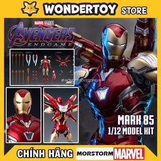 Mô hình lắp ráp morstorm iron man mk85 avengers endgame 1/12 model kit - marvel chính hãng