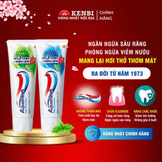 Kem Đánh Răng Aquafresh Nhật Bản đủ 2 màu xanh lá/ xánh dương 140g - Shop hàng Nhật Kenbi