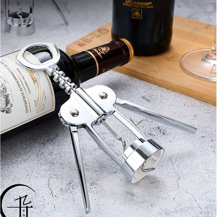 Dụng cụ mở nắp rượu vang, mở bia chất liệu ilox 304 cao cấp, tiện lợi