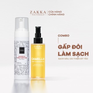 Bộ Hai Làm Sạch Gấp Đôi Zakka Naturals 