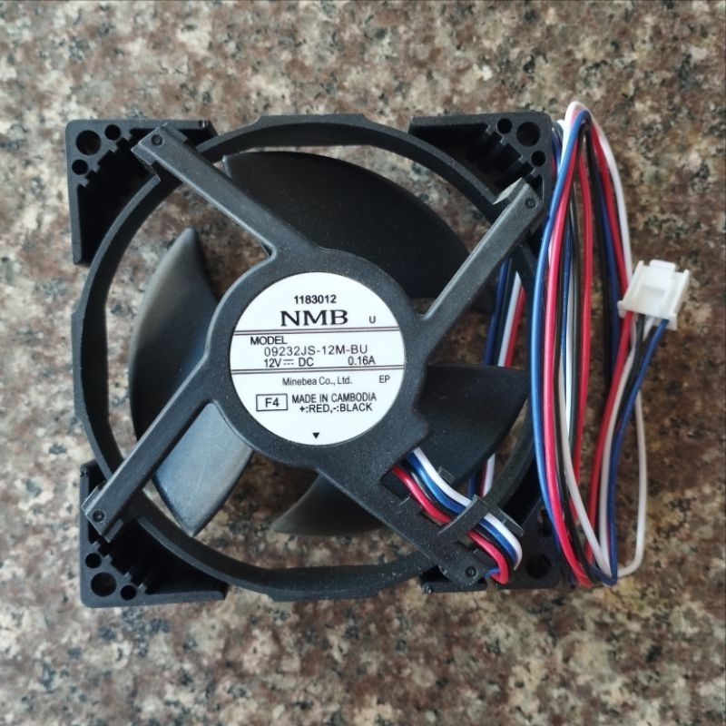 Quạt tủ lạnh Sharp 12V 4 DÂY 9*9 ( HÀNG HÃNG)