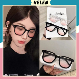 Kính mắt Helen Kính má hồng tạo hiệu ứng má hồng dễ thương hai màu trong suốt KM11