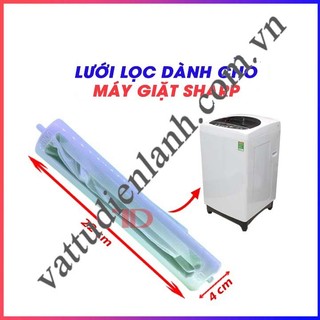 Túi lọc rác máy giặt sharp, lưới lọc rác máy giặt sharp loại tốt, túi lọc máy giặt sharp kích thước 40x220