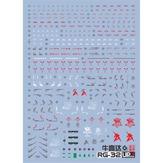 Decal nước cho RG Nu Gundam