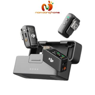 Microphone không dây DJI MIC 2 - Thiết bị ghi âm chuyên nghiệp cho điện thoại, máy ảnh, máy quay thời lượng pin 6 giờ