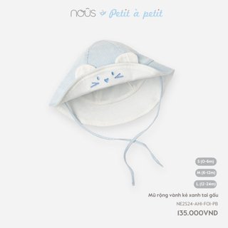 Nous mũ cho bé S,M,L