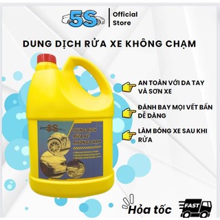 Nước rửa xe không chạm 5s nước rửa xe máy ô tô 5s không chạm cao cấp an toàn