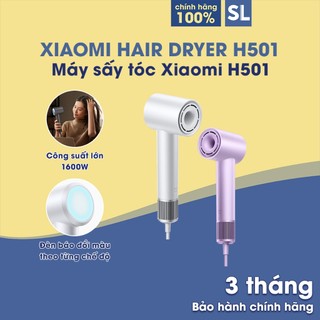 Máy sấy tóc ion âm tốc độ cao xiaomi h501 làm tóc chuyên nghiệp 1600w - 8 chế độ sấy có thể lựa chọn