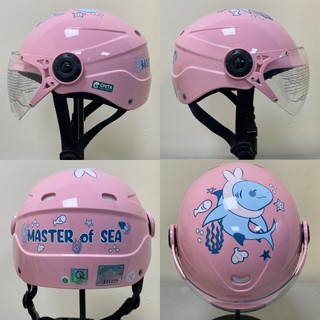 Mũ bảo hiểm trẻ em chita helmets ct25 tem cá mập