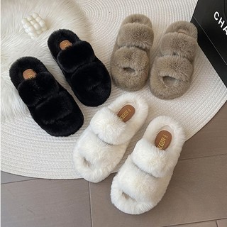 Dép lông nữ đế cao 7cm cao cấp êm chống trơn trượt