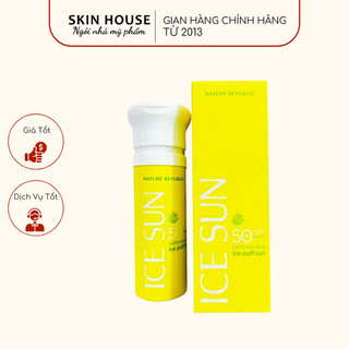 Kem Chống Nắng Nature Republic Ice Sun California Aloe Ice Puff Sun Spf 50+