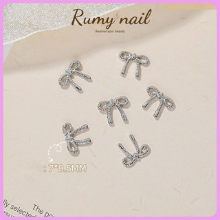 Charm nail, charm nơ đính đá, phụ kiện trang trí móng tay 2100 bạc lẻ chiếc