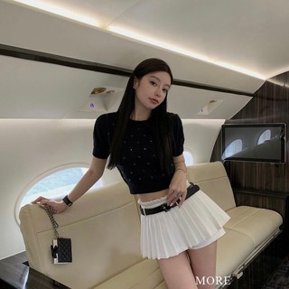 Áo cộc nữ hottrend mùa hè 2024 dáng croptop trẻ trung năng động thiết kế họa tiết hình thoi HMBOUTI SP119