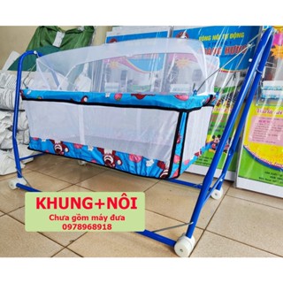 Nôi võng cho bé (sp có khung +màn +nôi+võng chưa có máy đưa )
