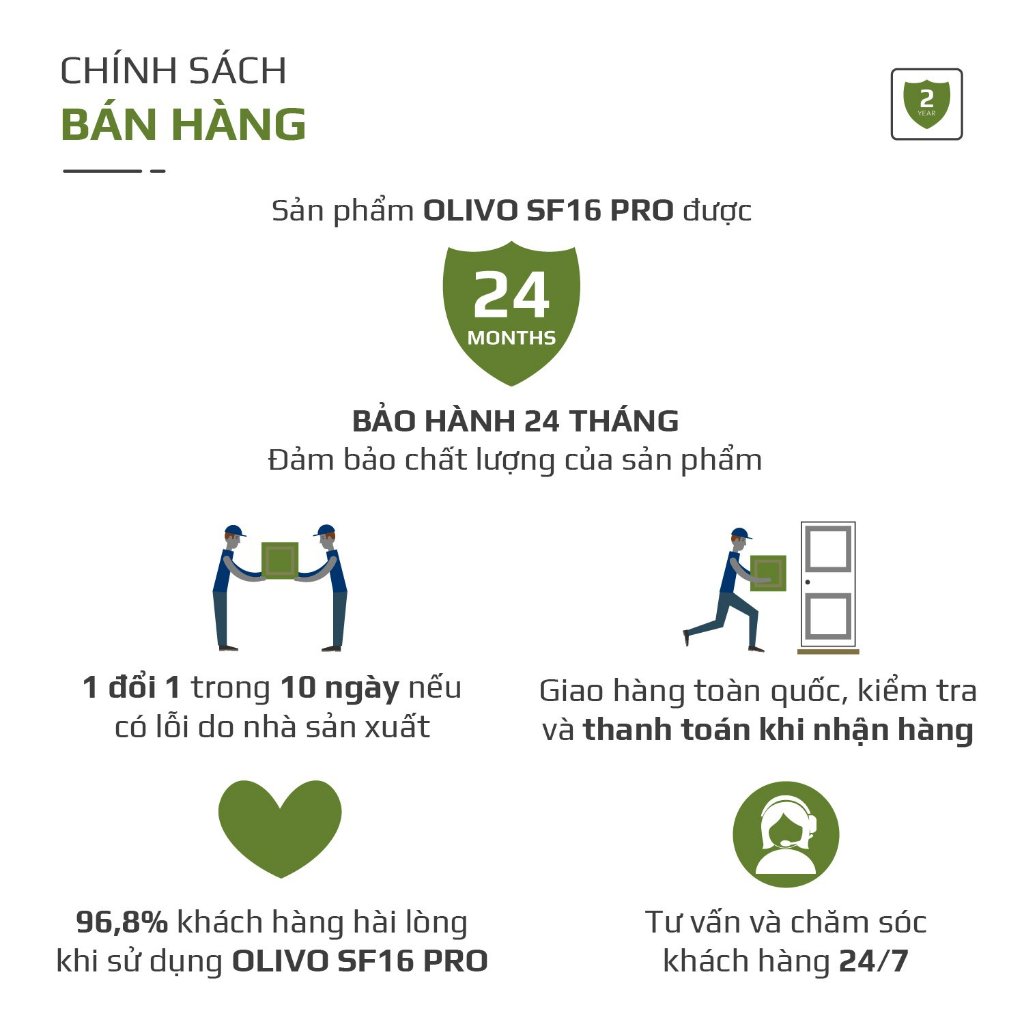 Nồi Chiên Hơi Nước OLIVO SF16 PRO 56 Chương Trình Cài Sẵn, Dung Tích 16L, Phụ Kiện Trục Xiên Quay, tặng kéo karlin