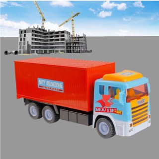 MÔ HÌNH XE CONTAINER BẰNG NHỰA  LOẠI LỚN CHÍNH HÃNG LONG THỦY CHO BÉ