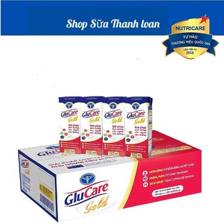 Thùng 48 hộp sữa nước nutricare glucare gold 180ml cho người tiểu đường.
