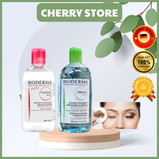 Nước tẩy trang Bioderma nội địa Pháp, Bông tẩy trang