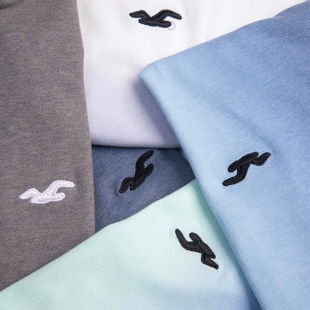 Áo Thun Polo Hollister Họa Tiết Ombre - Thời Trang