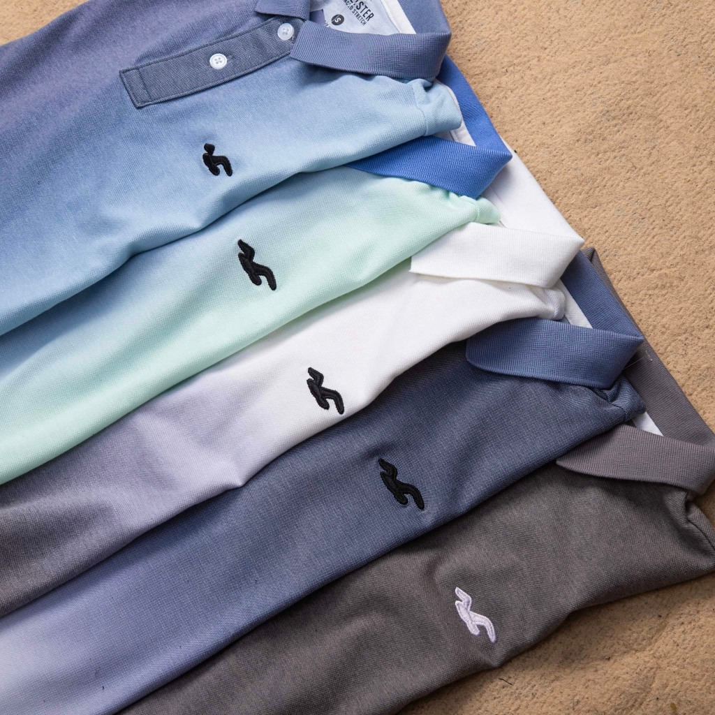 Áo Thun Polo Hollister Họa Tiết Ombre - Thời Trang