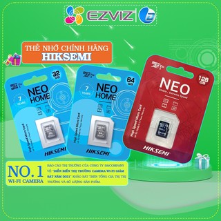  Thẻ nhớ Hiksemi chính hãng, 32GB 64GB 128GB chuyên dùng cho camera Ezviz