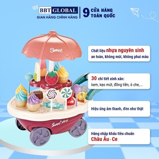 Đồ chơi xe đẩy bán kem có nhạc BBT Global 668-55