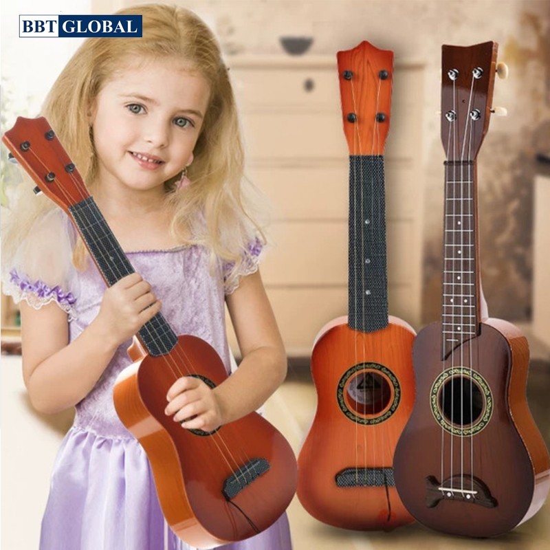 Đồ chơi âm nhạc đàn guitar cho bé, âm thanh vui nhộn, nhiều phím BBT Global - 665Q