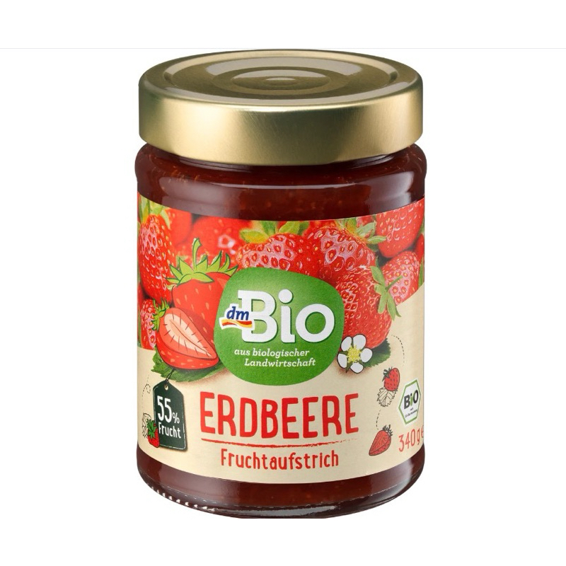 Mứt dâu tây hữu cơ Dmbio 340g